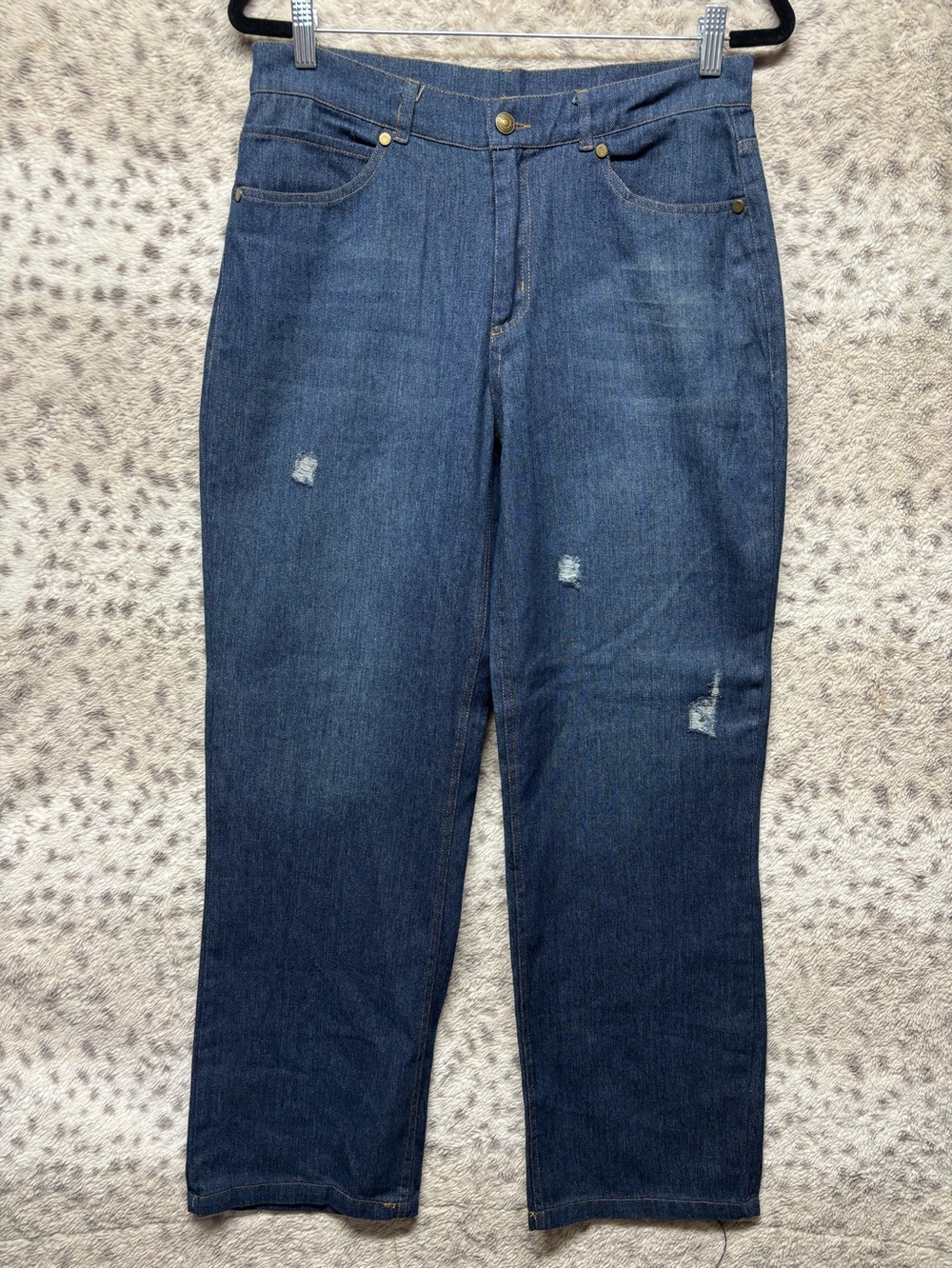 JINYANGIRL BAGGY STRAIGHT LEG JEANS